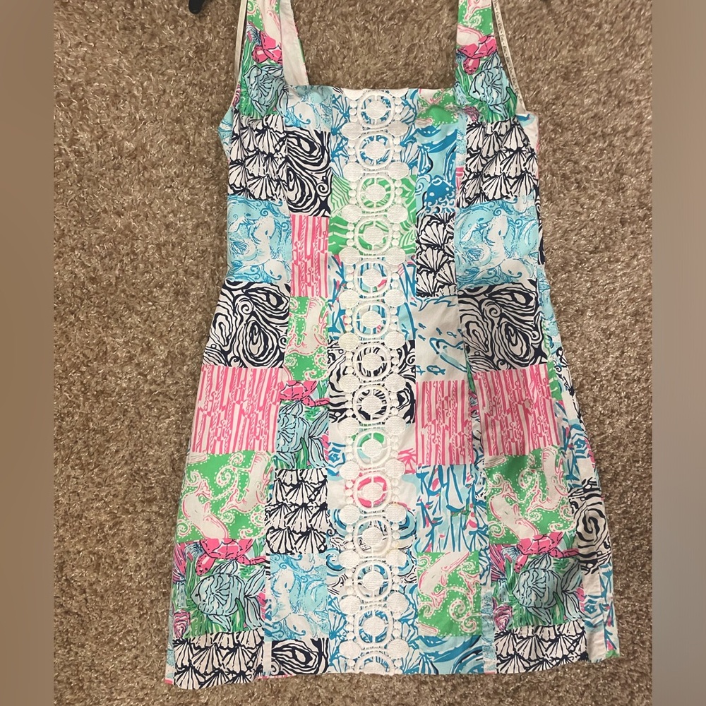 Lily Pulitzer Mini patch print dress